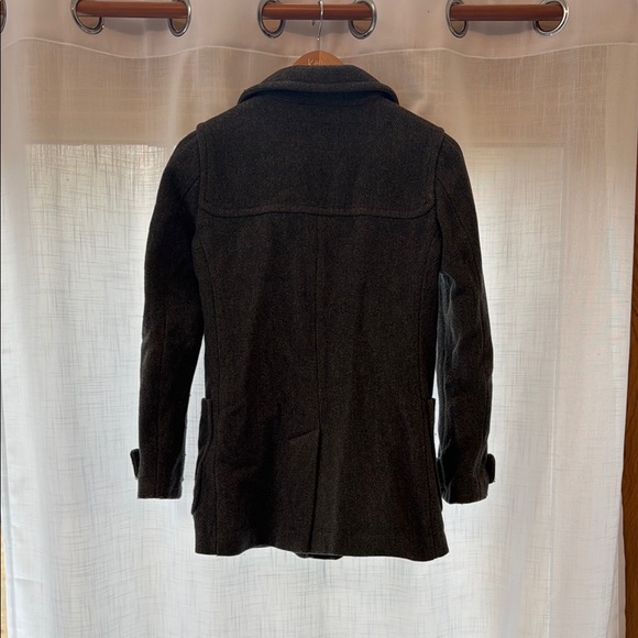 Banana Republic Gray Pea Coat with Toggle Closures - Picture 3 of 8